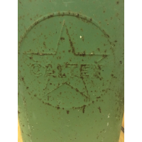 Vintage oliekan van Caltex